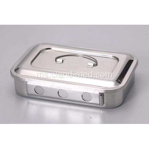 STAINLESS STEEL DISINFECTANT SQUARE DISH